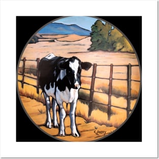 COW ON FARM Posters and Art